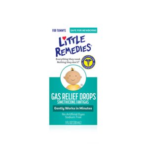 Little Remedies Gas Relief Drops | Natural Berry Flavor | 1 oz. | Pack of 1 | Gently Works in Minutes | Safe for Newborns