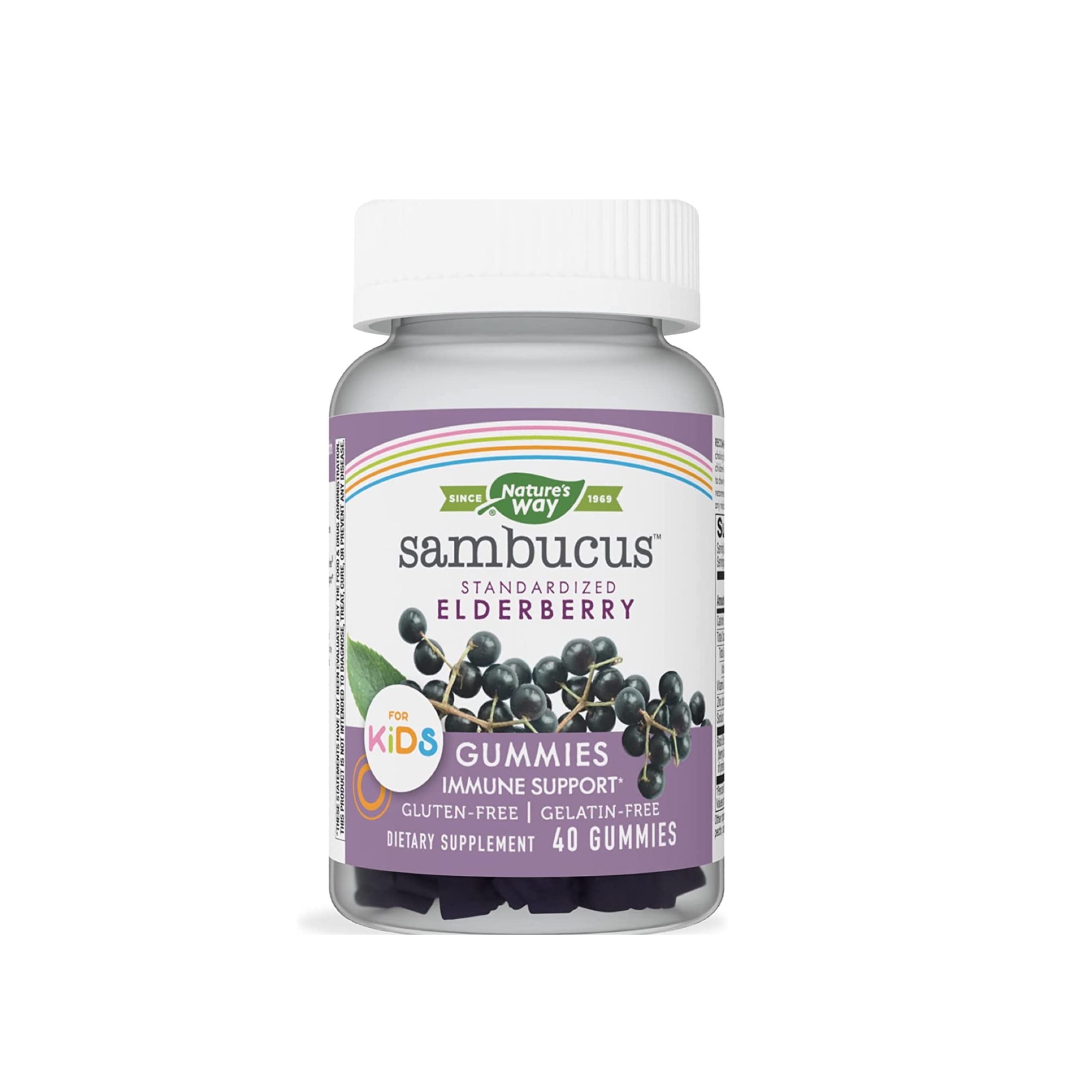 Nature's Way Elderberry Sambucus Kids Gummies 40ct
