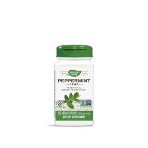 Alternative view of Nature's Way Peppermint Leaf 100 Vegan Capsules (Packaging May Vary)