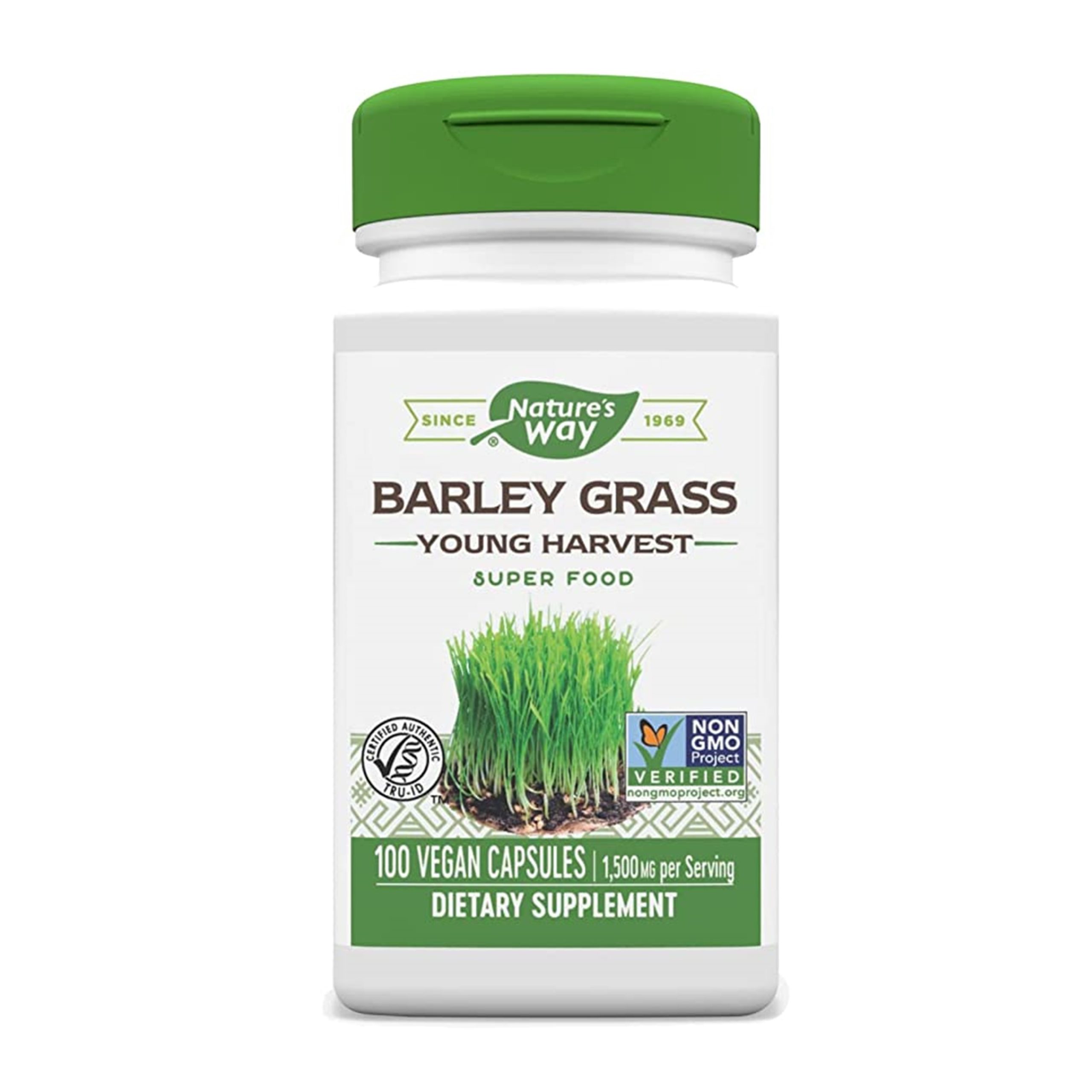 Nature's Way Barley Grass 100 Vegan Capsules