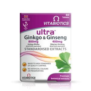Vitabiotics Ultra Ginkgo & Ginseng 60ct