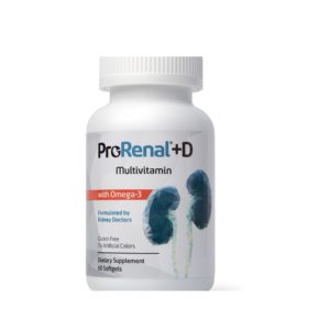 ProRenal+D with Omega-3 Fish Oil Kidney Multivitamin 30-Day Supply