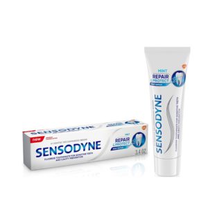 Sensodyne Repair and Protect Toothpaste, Toothpaste for Sensitive Teeth and Cavity Prevention,100g
