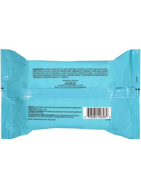 Garnier SkinActive Micellar Makeup Removing Towelettes Waterproof, 25ct - Image 3