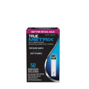 True Metrix Blood Glucose Test Strips, 50ct (Packaging may vary)