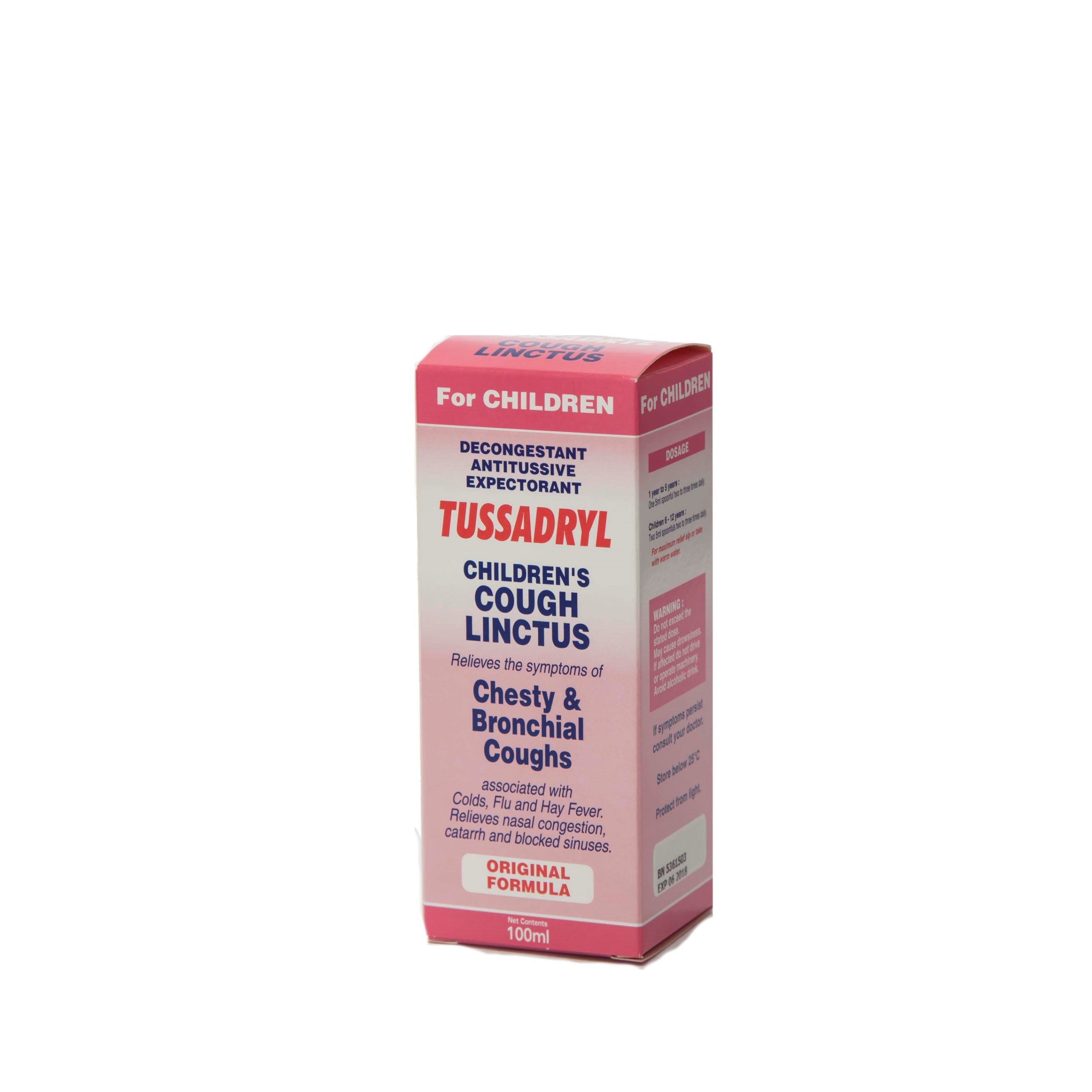 Tussadryl Children Cough Lintus 100ml