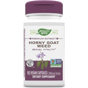 Nature's Way Horny Goat Weed 60 Vegan Capsules