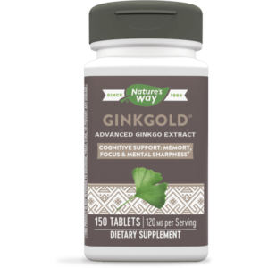 Nature’s Way Ginkgold 150ct Tablets (Packaging may vary)