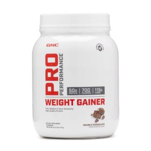 GNC Pro Performance Weight Gainer, 2.5lbs, Double Chocolate
