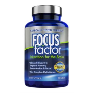 Focus Factor Brain Supplement - 180 Tablets