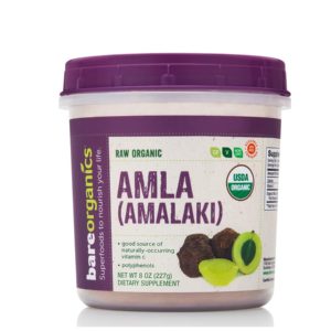 BareOrganics Amla, Indian Gooseberry & Superfood Powder, Dietary Supplement, 8 Oz
