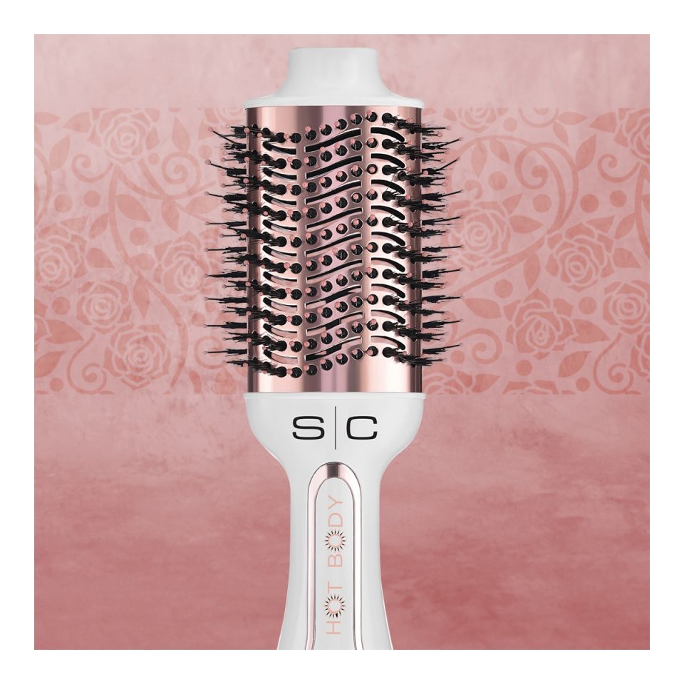 Stylecraft Hot Body Ionic 2 IN 1 Blowout Brush Hair Dryer White/Rose Gold - Image 5