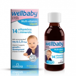 Wellbaby Multi-vitamin Liquid 150ml (packaging may vary)