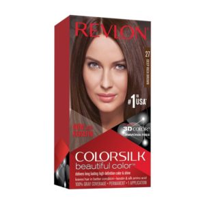 Revlon Color Silk Beautiful, Permanent Hair Color 27 Deep Rich Brown