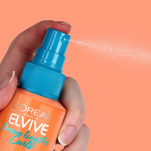 L'Oreal Paris Elvive Dream Lengths Curls Refresh and Reshape Spray Paraben-Free, 4.4 fl. oz. - Image 3