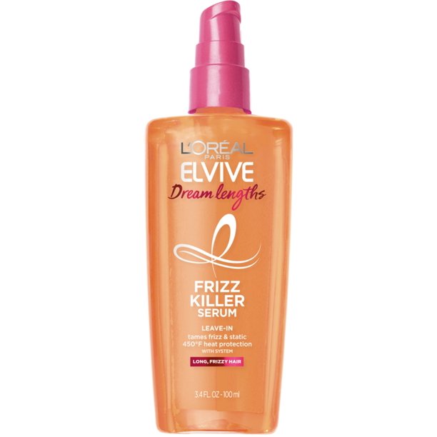 L'Oreal Paris Elvive Dream Lengths Frizz Killer Serum Leave-in 3.4 FL OZ