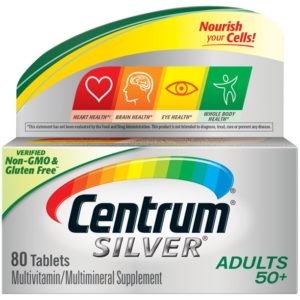 Centrum Silver Multivitamin for Adults 50 Plus, Multimineral Supplement, 125 Ct (Packaging may vary)