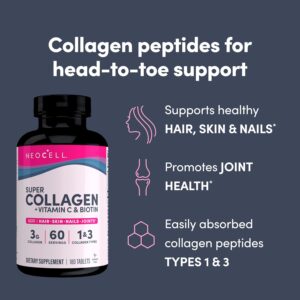 Alternative view of Neocell Super Collagen with Vitamin C & Biotin -180 tablets (Packaging may vary) - 2 MONTH SUPPLY