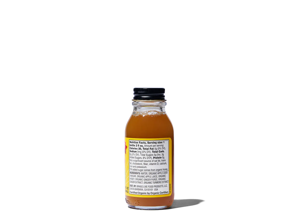 Bragg Organic Apple Cider Vinegar Shot With Ginger Turmeric – 2 Oz Acv Shot - Image 4