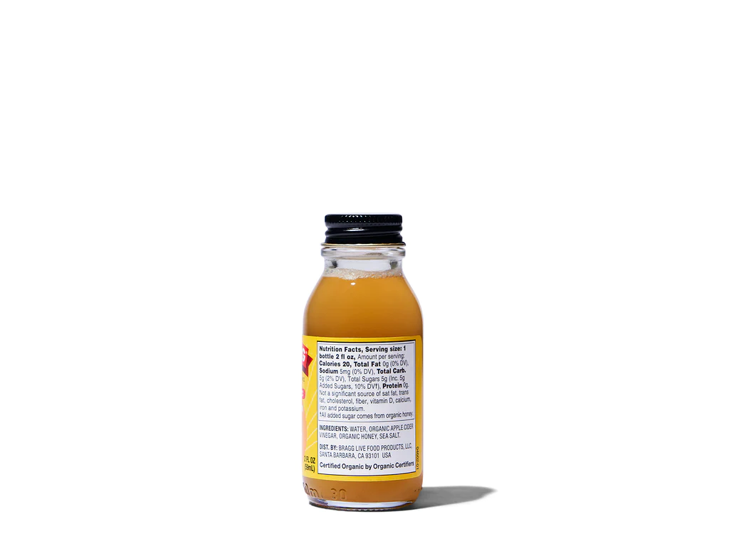 Bragg Organic Apple Cider Vinegar Shot with Honey – 2 Oz ACV Shot - Image 3
