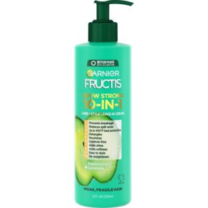 Garnier Fructis Grow Strong 10-in-1 Care and Styling Cream, 12 fl oz