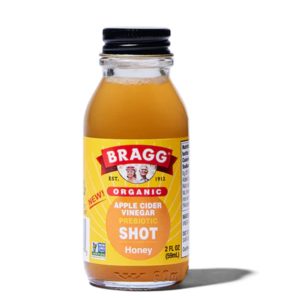 Bragg Organic Apple Cider Vinegar Shot with Honey – 2 Oz ACV Shot