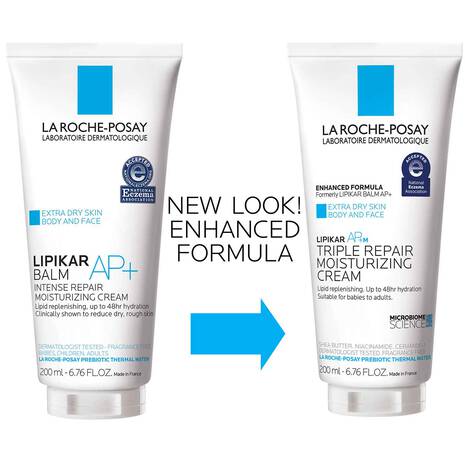La Roche-Posay Lipikar AP+M Triple Repair Body Moisturizer For Dry Skin, 200ml (Packaging may vary) - Image 3