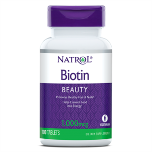 Natrol Biotin  Beauty, 1,000 mcg, Tablets, 100ct