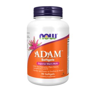 NOW Adam Men's Multiple Vitamin Softgels, 90ct