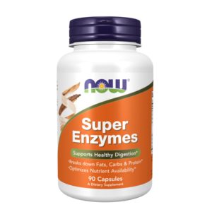NOW, Super Enzymes Capsules, 90ct, Supports Healthy Digestion
