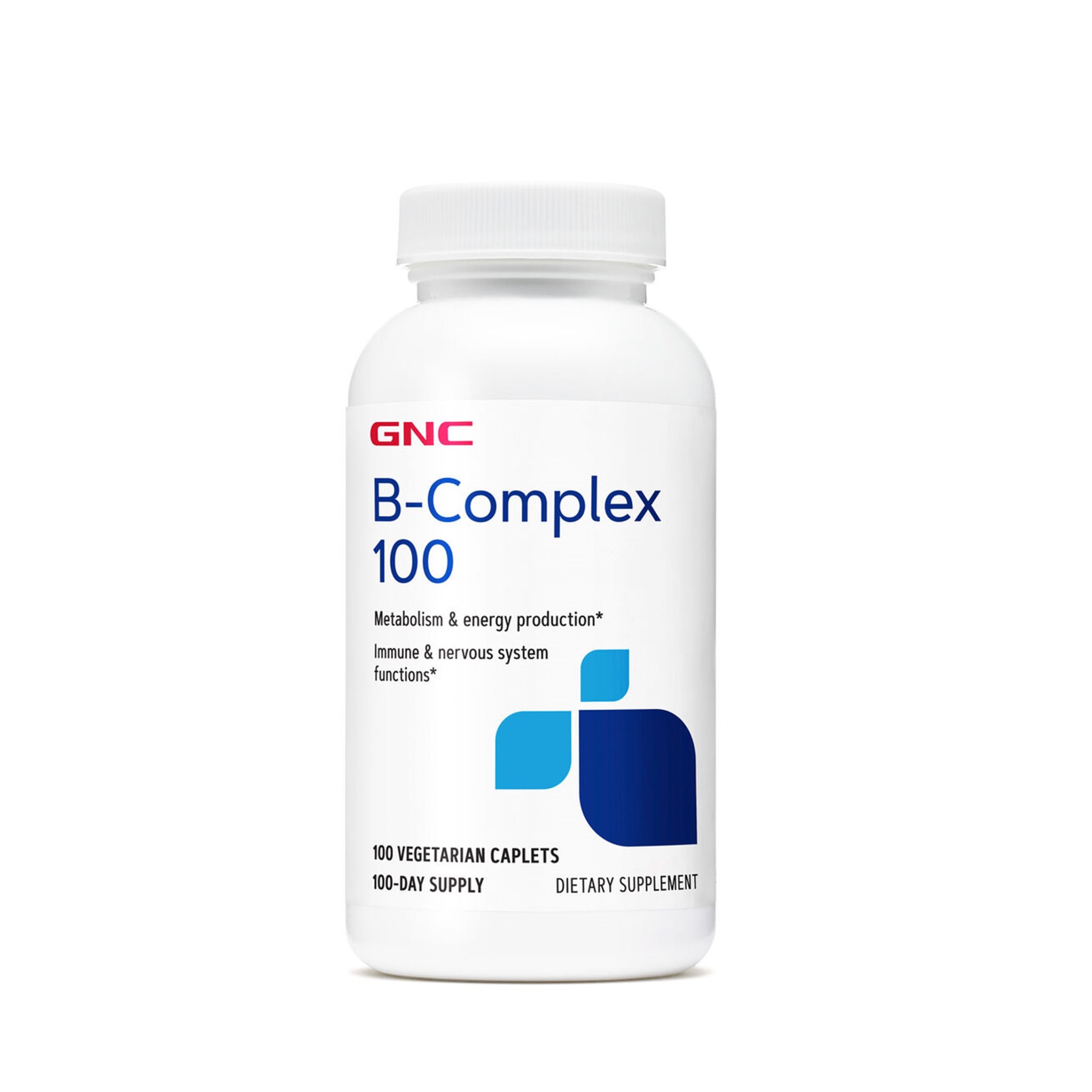 GNC B-Complex 100, Vegetarian Caps, 100ct
