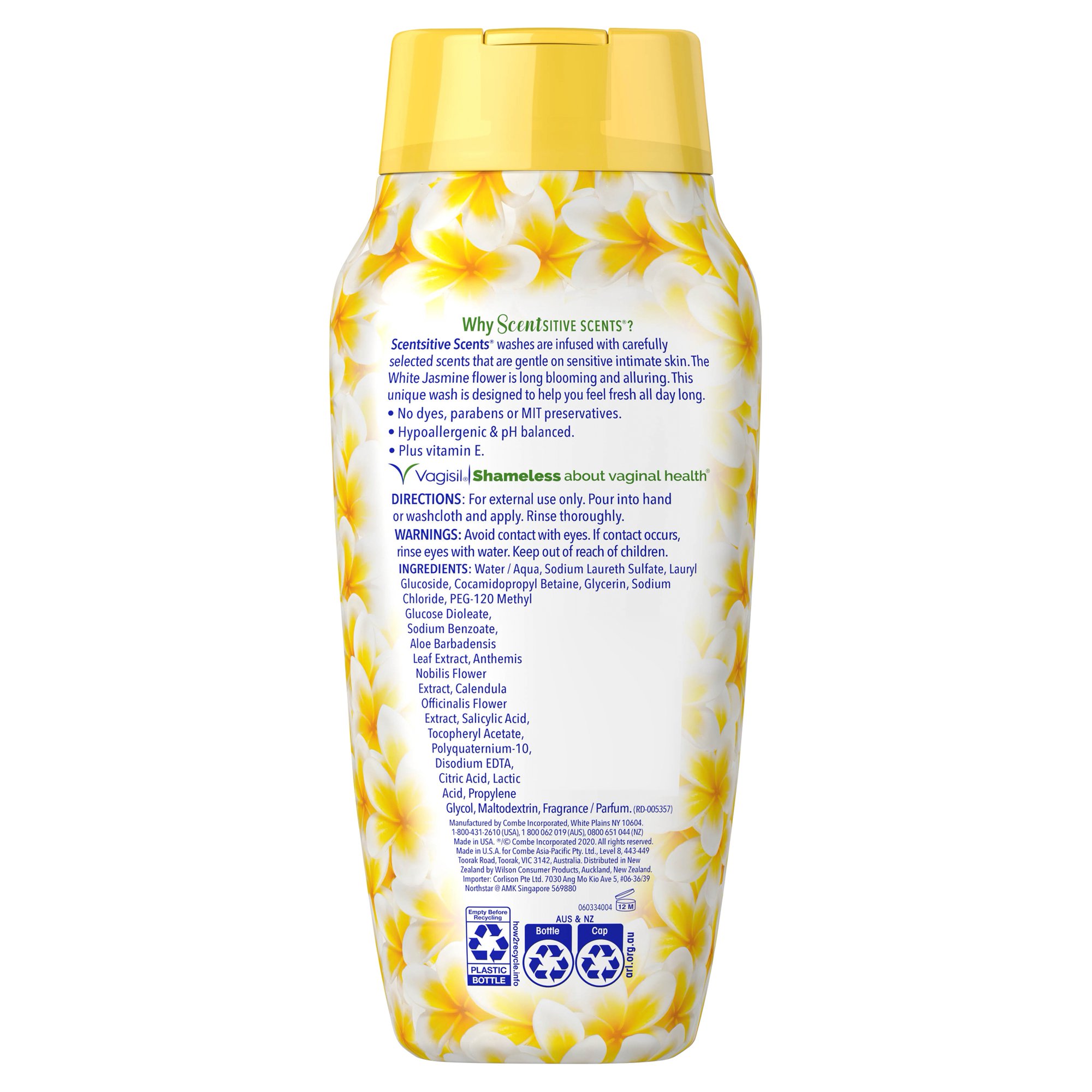 Vagisil Scentsitive Scents Feminine Wash, White Jasmine, 12 fl. Oz - Image 3