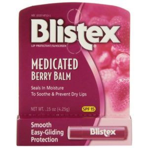 Blistex Medicated Berry Balm SPF 15 0.05 Ounce Stick