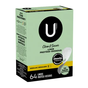 Alternative view of Kotex Natural Balance Lightdays Regular , 64 Liners (Packaging may vary)