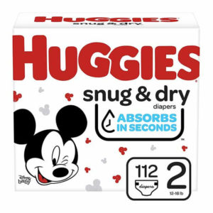 Huggies Diapers, Size 2, 100ct (Packagaing/count may vary)