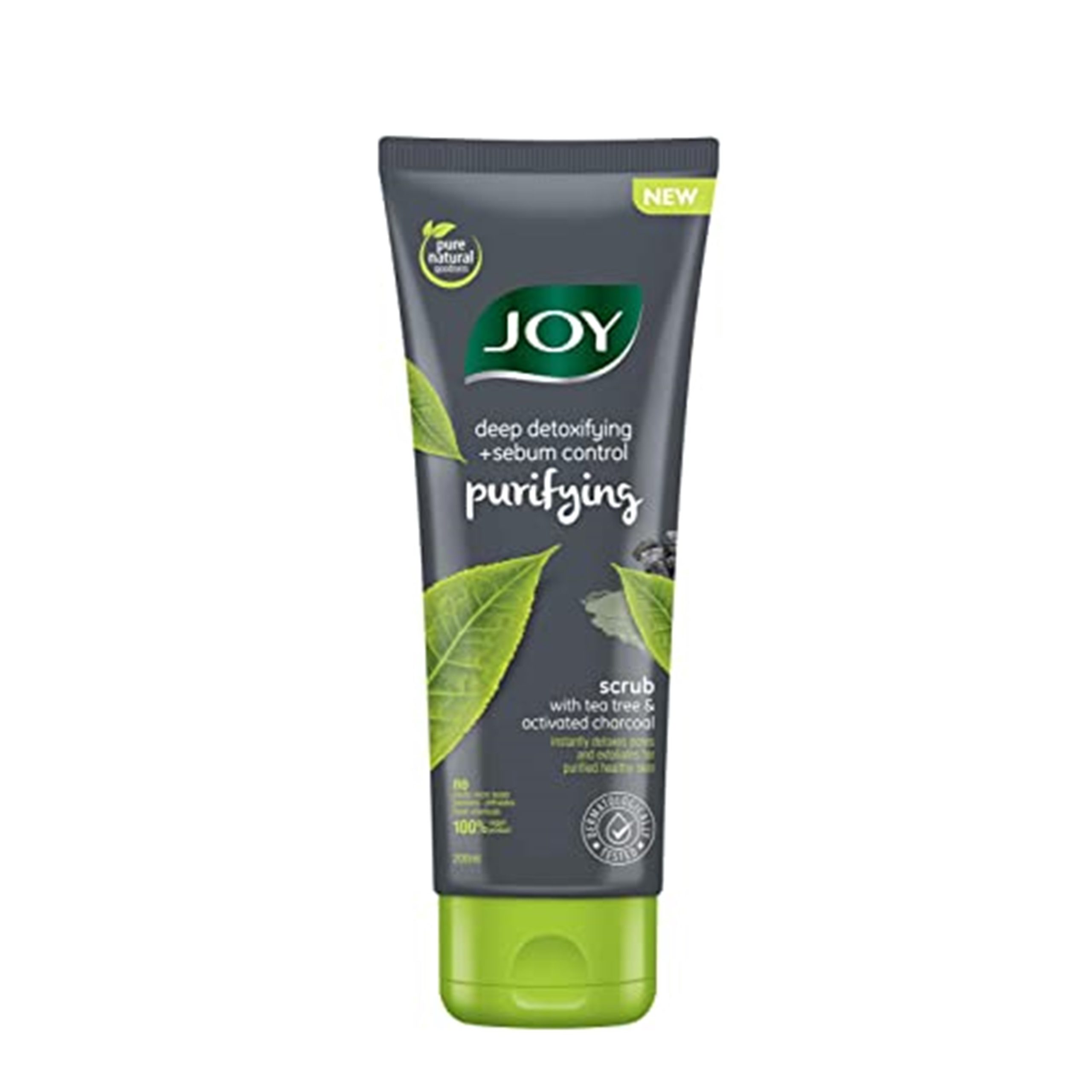 Joy Tea Tree & Activated Charcoal Deep Detoxifying & Sebum Control Purifying Scrub