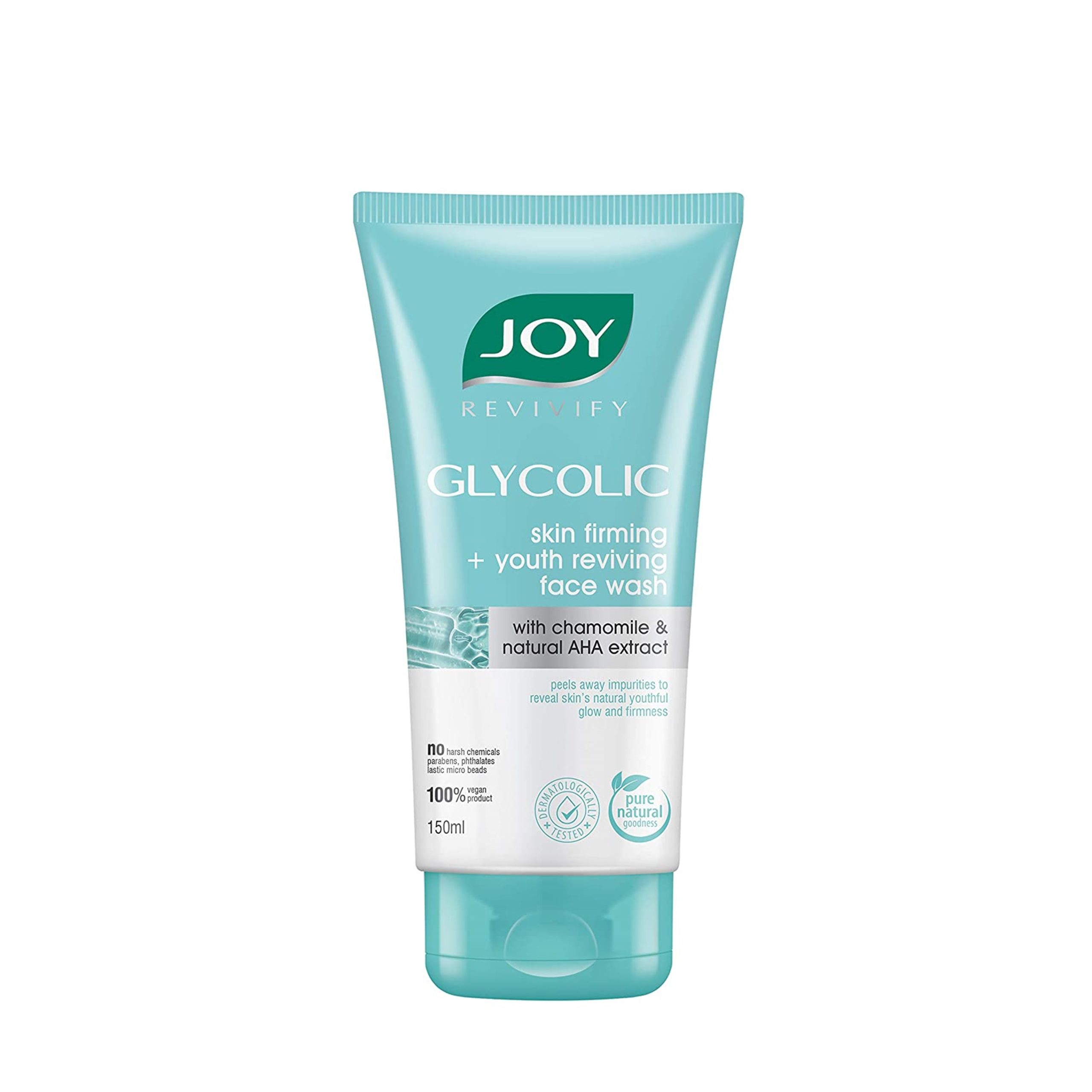 Joy Revivify Glycolic Face Wash with Natural AHA & Chamomile Extracts(150ml)