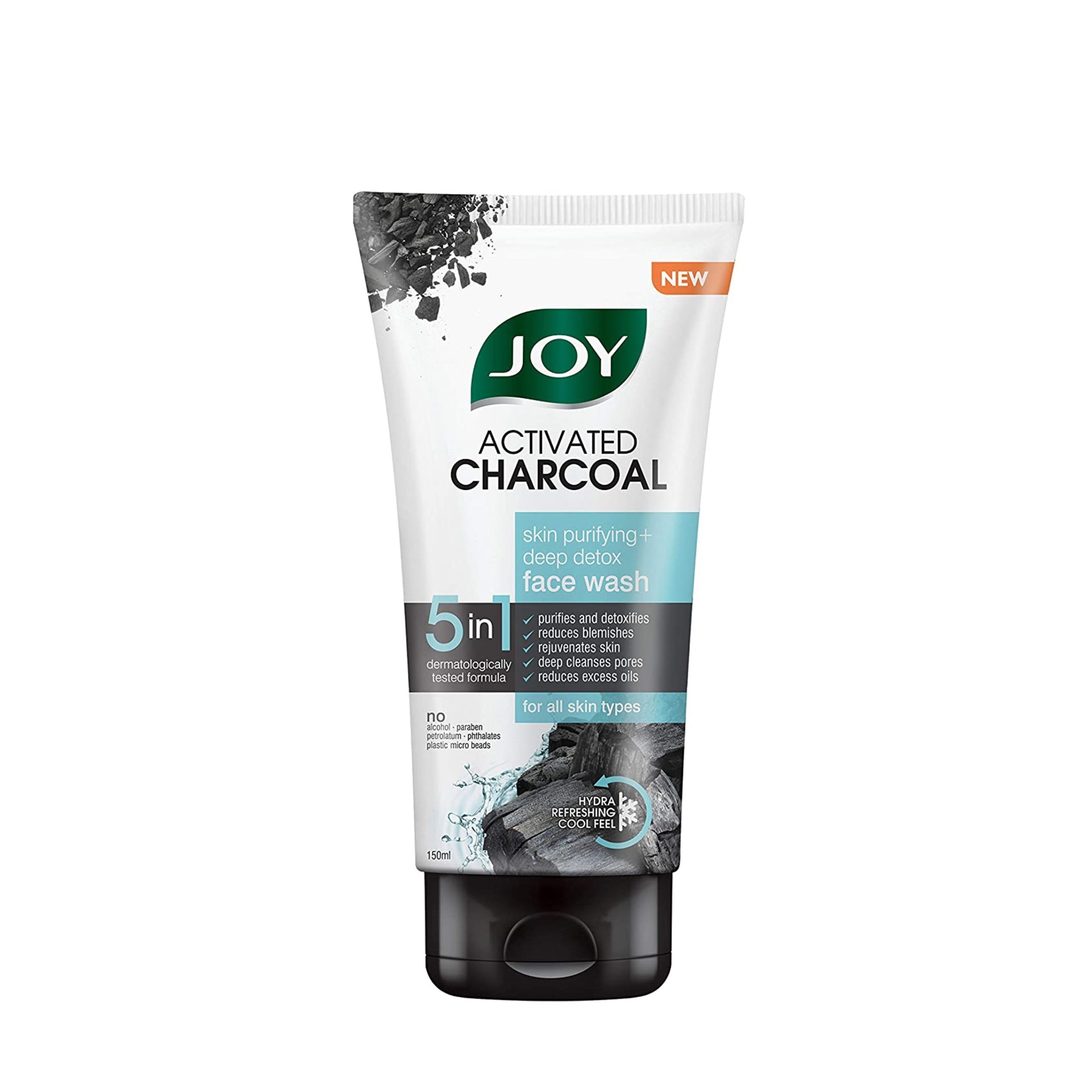 Joy Activated Charcoal Skin Purifying Deep Detox Face Wash