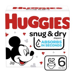 Huggies Diapers, Size 6, Snug & Drug, 54 count (Packagaing/Count may vary)