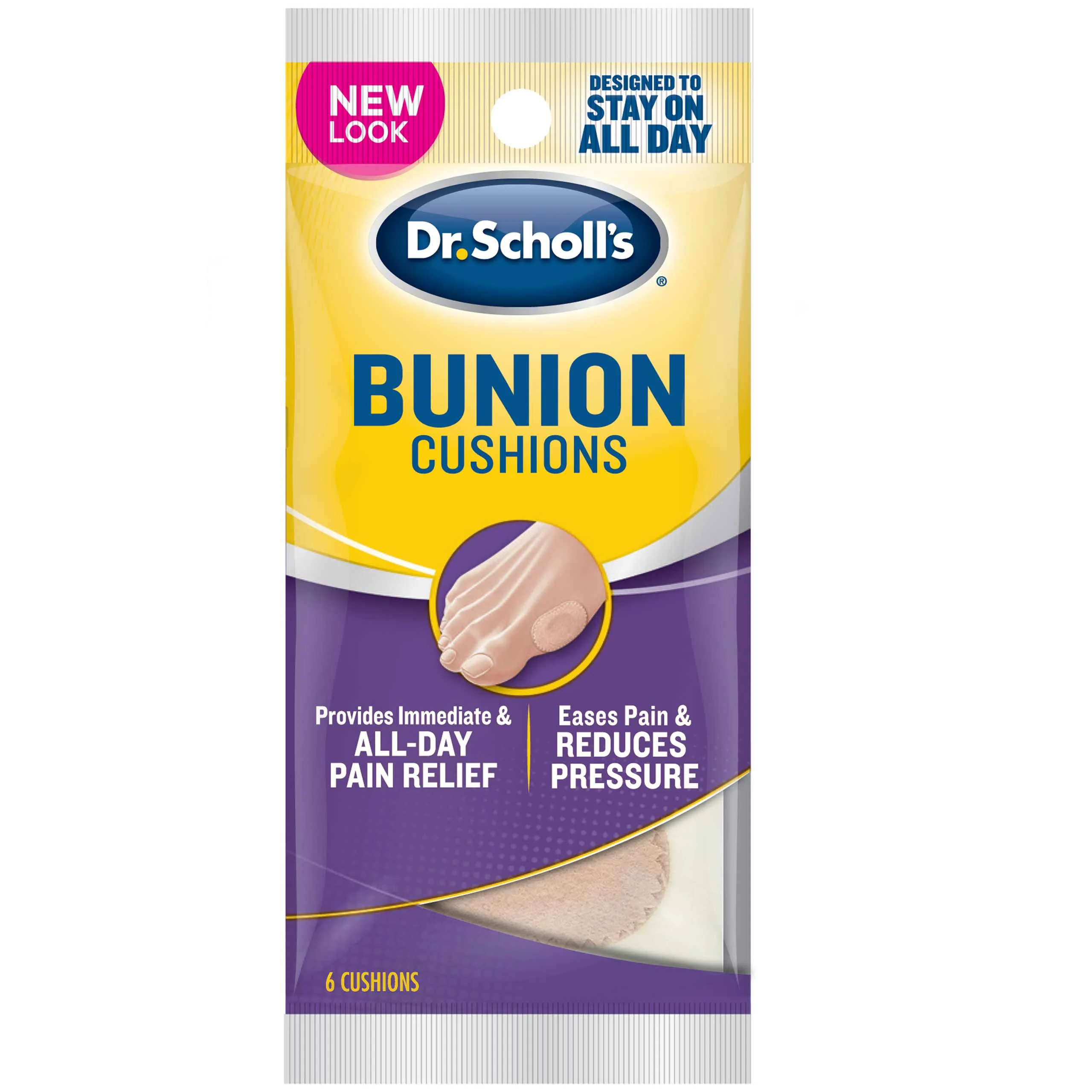 Dr.Scholl's Bunion Cushions, 6 Cushions
