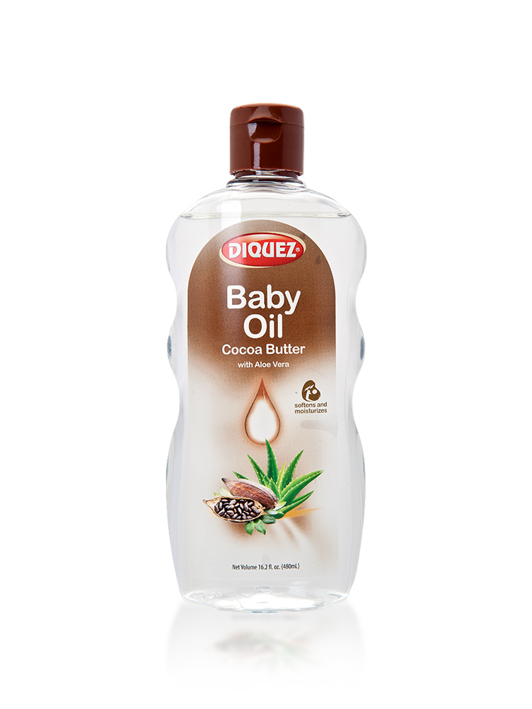Diquez Cocoa Butter Baby Oil, 480ml