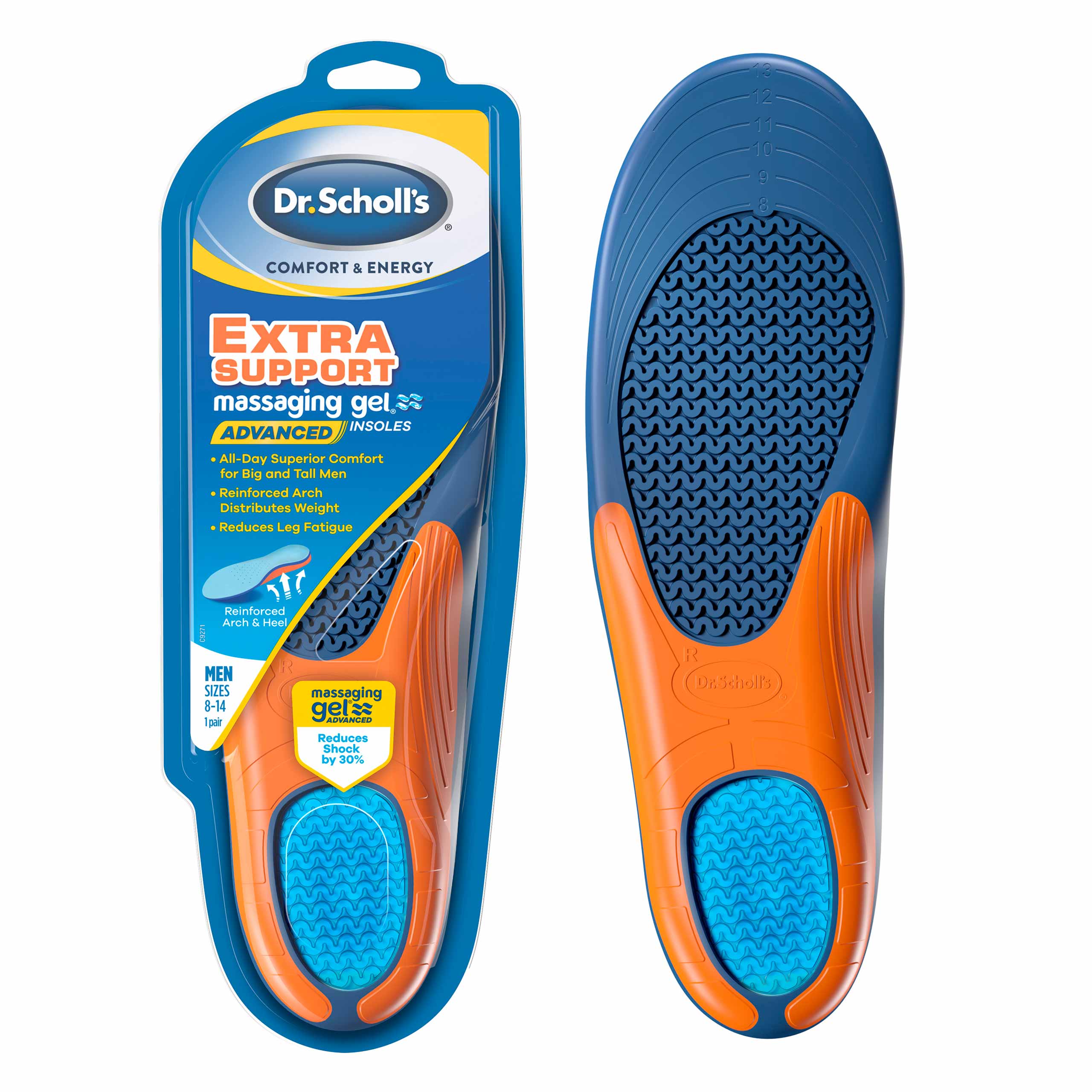 Dr.Scholl's Extra Support Insoles, Massaging Gels - Image 3