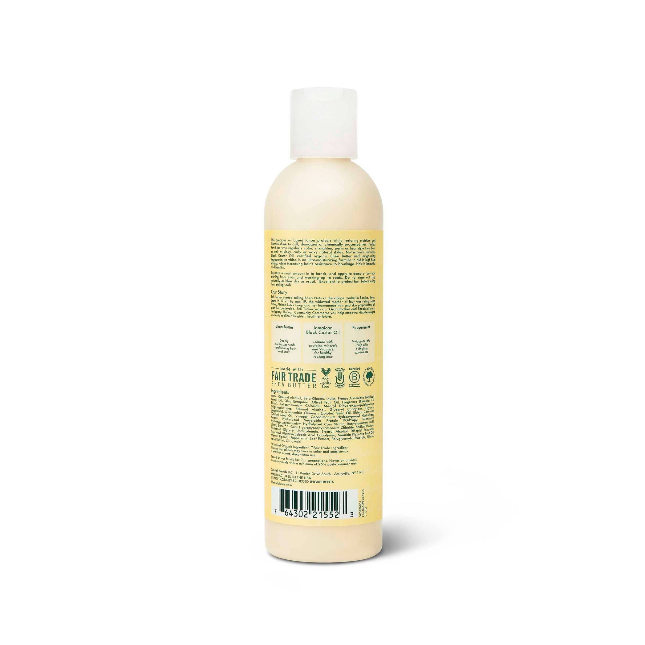 Shea Moisture Styling Lotion for Damaged Natural Hair Jamaican Black Castor Oil - 8 fl oz - Image 4