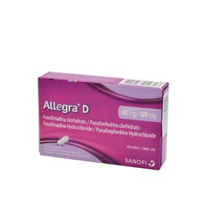 Allegra D 60mg/120mg 10ct
