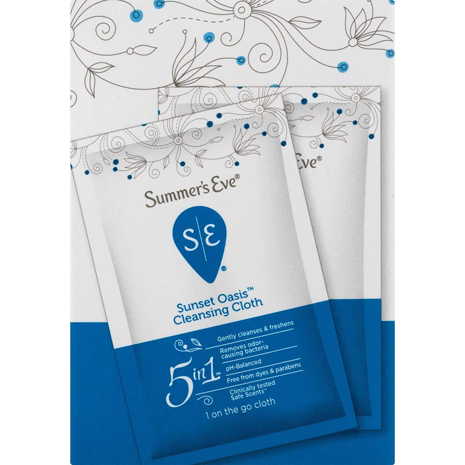 Summer's Eve 5 In 1 Sunset Oasis Cleansing Cloths, 16 Ct - Image 4