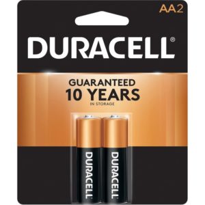 Duracell Alkaline AA Batteries 2/Pack