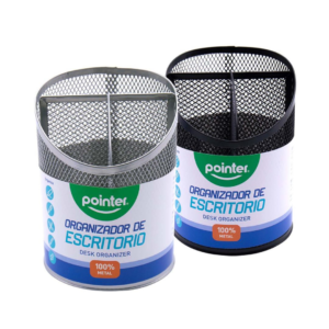 Pointer Metal Desk Organizer, 1pc