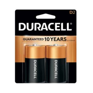 Duracell D Coppertop Alkaline Batteries 2 Pack