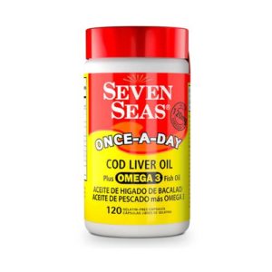 Seven Seas Once-A-Day COD Liver Oil, 120 Capsules