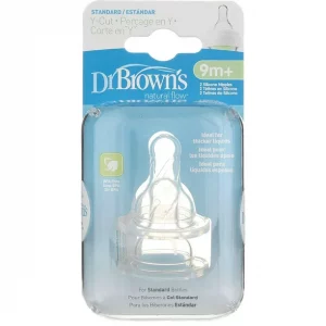 DR BROWN Y Cut Teats 2 Count Wide Neck
